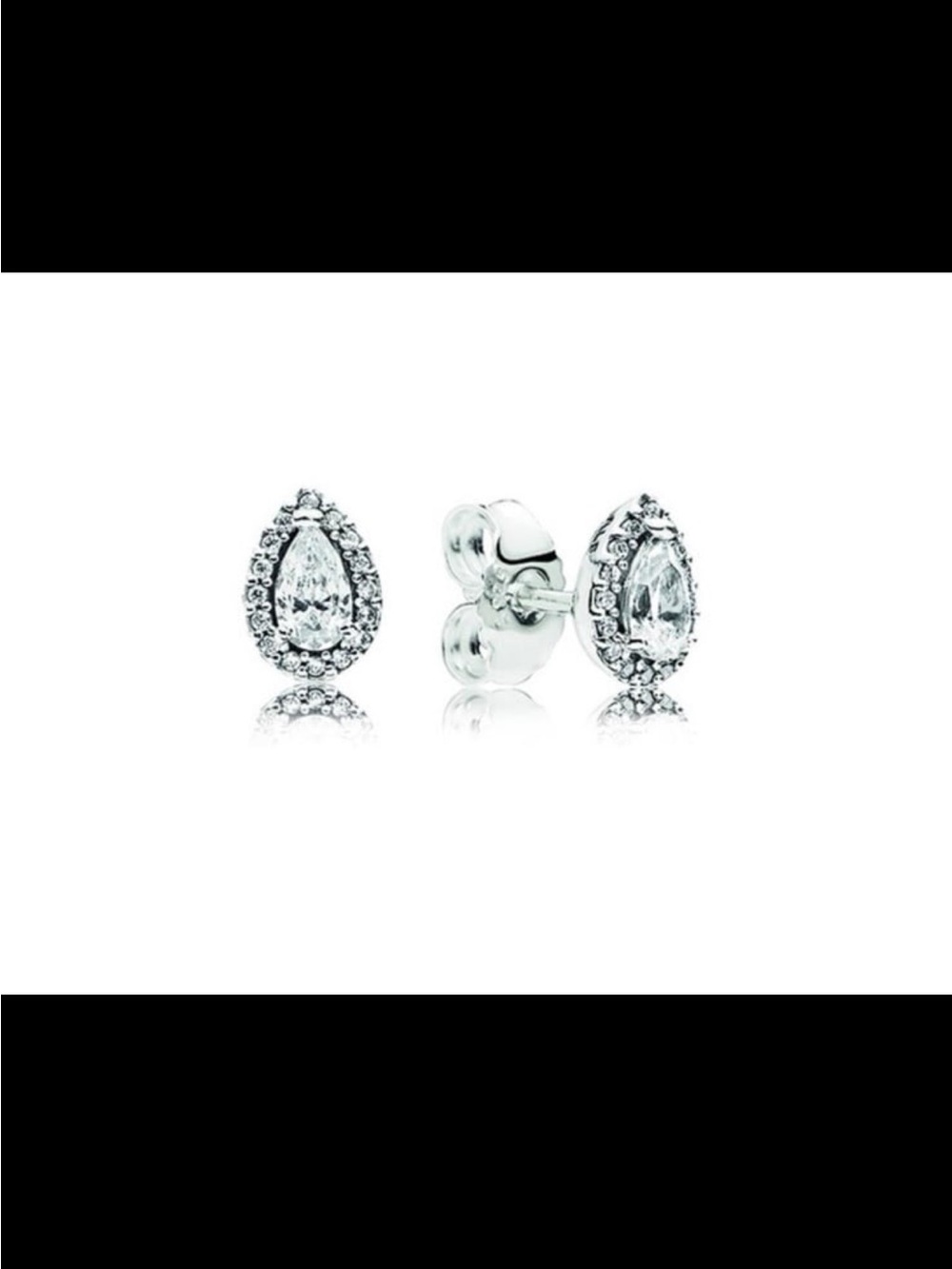 Pandora Radiant Teardrops Stud Earrings, Clear Cubic Zirconia